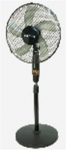VOLTENO GRINDINIS VENTILIATORIUS Baltas 40cm APVALUS PAGRINDAS