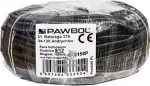 Gofruotas PVC vamzdis Pawbol 12mm (100m ritė) (juodas)