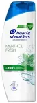 Head&Shoulders &bdquo;Head & Shoulders&ldquo; gaivinantis nuo pleiskanų &scaron;ampūnas su mentoliu &ndash; 400 ml