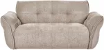 Beliani 2 vietų sofa HALBA smėlio pilkos spalvos