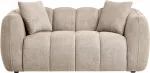 Beliani 2 vietų sofa NESS smėlio-pilka