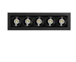 7W LED įleidžiamas &scaron;viestuvas Juodas FOSTER MICRO, juodas, 3000K, DALI