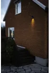 Solar Plus Fasadinė armatūra Milo G2 XL I Juoda, DIP-Kelvin 3000K/4000K, 730-1040lm, priekinis 40&deg;, 8-11W, IP65, IK06. Fazinis reguliavimas (galinė dalis)
