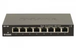 &Scaron;akotuvas D-Link Switch 8-port 10/100 metal housing