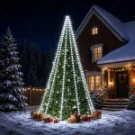 Kalėdų eglutės lemputės 500 LED &Scaron;alta balta 500 cm