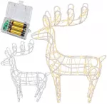 LED lauko &scaron;viečiantys elniai namų sodui - Rudolf