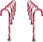 Kalėdinės dekoratyvinės sodo lemputės Candy Cane Lights Airi