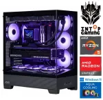 Stacionarus kompiuteris INTOP AQUA Ryzen 5 7600X 16GB DDR5 1TB SSD M.2 NVME+2TB RX9060XT 16GB WIN11 (RW91620WH) (Atnaujinta)