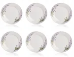 Lawenda desertiniai lėk&scaron;tukai, 6 vnt., 19 cm, porcelena