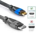 Deleycon Micro Hdmi kabelis 5m, 4k Ultra Hd, Hdmi 2.0