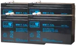 Apcrbc54 rbc 54 #54 akumuliatorių rinkinys ups apc baterijų paketas 4x mw 7-12l
