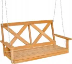Medinė sodo sūpynė iki 240kg, 134x60x65 cm