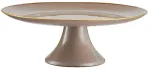 Villa Italia stiklinė patera Fiber rusvai gelsvas, 28 cm