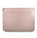 Guess dėklas Macbook/ne&scaron;iojamam kompiuteriui 13" rožinis