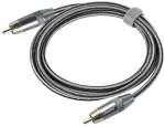Oluote Rca audio žemų dažnių garsiakalbio kabelis, 1,5 m, koaksialinis skaitmeninis audio kabelis, stereo, skirtas namų kinui, Hdtv, stiprintuvo garsiakalbiui