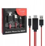 Mhl adapteris micro usb į hdmi tv pereinamasis fullhd kabelis #24695