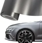 Automobilinė plėvelė perlas satinas pilka grafito spalvos 152x50