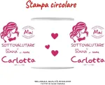 Juokingas puodelis Carlotta &ndash; tinka pusryčiams, arbatai, kavai, kapučino &ndash; personalizuotas puodelis: niekada neįvertinkite moters vardu Carlotta, taip pat kaip originali ir juokinga dovana