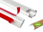 Kampinis led profilis baltas su lipnia juosta | 2 metrai