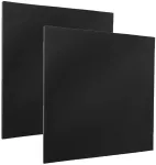 Drerio 2 juodų akrilo plok&scaron;čių pakuotė, 3 mm skaidrus mažas akrilo stiklas, 3 mm plexiglass plok&scaron;tės, kri&scaron;tolo skaidrumo plastiko lak&scaron;tas 30 x 30 cm, akrilo plok&scaron;tės projektų parodoms, tapybai ir kt.