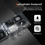 Liilaa Ekrano apsauga, skirta Nothing Cmf Phone 2 Pro, grūdintas stiklas, 2 vnt. grūdinto stiklo apsauginė plėvelė su 2 kameros apsaugos dalimis, 9h ekrano apsauga, itin skaidrus apsauginis stiklas