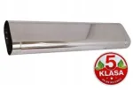Krzys-pol Ovalus vamzdis 100x200 (10x20) 1 m 1.4404 nerūdijančio plieno rūg&scaron;tims atsparus / granulėms