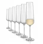 Eleganti&scaron;ki auk&scaron;ti &scaron;ampano taurės 200 ml Crystalex kri&scaron;tolinis stiklas