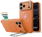 Dėklas ESR CYBER TOUGH KICKSTAND MAGSAFE IPHONE 17 PRO MAX / 18 PRO MAX Oranžinis