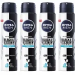 Nivea Men Juodas&baltas antiperspirantas vyrams 4x250ml