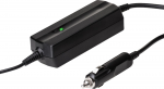 Automobilinis ne&scaron;iojamojo kompiuterio pakrovėjas Akyga AK-ND-40 (19.5V / 3.33A 65W 4.5 x 3.0mm + pin) HP 1.2m