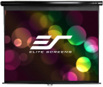Projektorius Elite Screens | Manual Series | M99UWS1 | Įstrižainė 99" | 1:1 | Matomo vaizdo plotis (W) 178 cm | Juodas