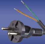 Elektro-Plast Juodas W- 6 2 x 1,5 mm2 sujungimo kabelis su 3m ki&scaron;tuku (51.919)