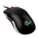 Ducky Feather Black & White pelė žaidimams su Kailh Switch