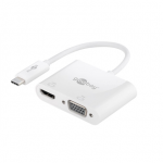 Goobay Apvalus | USB-C kelių prievadų adapteris HDMI+VGA | 52430