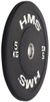 Olimpinis guminis svoris HMS BBR juodas - 5kg