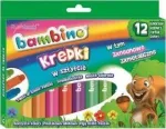 St. Majewski BAMBINO Lipniosios kreidelės 12 spalvų