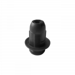 Orno Termoplastinis lempos laikiklis E14 su apykakle, juodas, rinkinyje 40 vnt