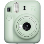 Fujifilm Momentinis fotoaparatas instax mini 12 MINT Žalias+instax mini glossy (10pl)+originalus dėklas
