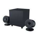 Kompiuterio kolonėlės Razer | Žaidimų garsiakalbiai su žemų dažnių garsiakalbiu | Nommo V2 - 2.1 | Ne | &bdquo;Bluetooth&ldquo;