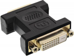 AV adapteris InLine DVI- D - DVI- D juoda (17781B)