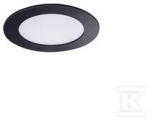 Kanlux LED &scaron;viestuvas 6W ROUNDA V2LED6W-WW-B 270lm 3000K juodas 33562