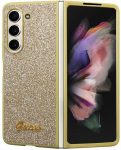 Samsung Galaxy Z Fold 5 Guess Dėklas Glitter Script (GUHCZFD5HGGSHD) aukso spalvos