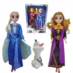Magy Dainuojančios Lėlė Elza ir Ana Ledo &scaron;alis Frozen su bateliais