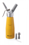 Plaktos grietinėlės sifonas pastelinis geltona 0,5 l - Hendi 975855