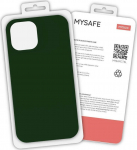Dėklas MYSAFE SILICONE CASE IPHONE 13 PRO MAX DARK Žalias BOX