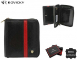 Rovicky Portfel męski sk&oacute;rzany 22322-RVTP Juodas+Raudonas