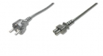 Digitus Assmann Electronic ASSMANN maitinimo laidas CEE 7/7 (Typ-F) - C5 M/F 0 75m H05VV-F3G 0,75qmm bl