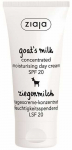Ziaja Daily Moisturizing Day Kreminis SPF 20 Goat`s Milk ( Concentrate d Moisturising Day Kreminis) 50 ml 50ml veido odos priežiūra Moterims