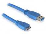 Delock kabelis USB 3.0 tipo A ki&scaron;tukas > USB 3.0 tipo Micro-B ki&scaron;tukas 2 m mėlynas