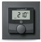 HomeMatic IP sieninis termostatas su drėgmės jutikliu (HmIP-WTH-A) (antracito spalvos)